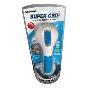 Super Grip Bath Shower Suction Cup Handle Mount Super Grip Support Bar T…